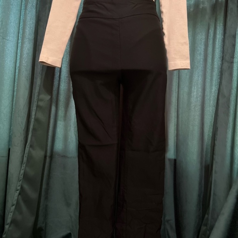 Tribal Black Straight Leg Women's Pants